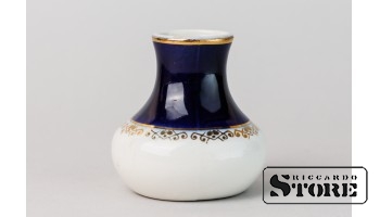 Ваза, фарфор, Рига (Латвия), СССР, Рижская фарфоровая фабрика, 50е годы 20го века, Высота - 5.5 см, 1 сорт
