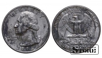 1994 m. JAV moneta, Varis-nikelis, ¼ doleris KM# 164a #USA3945