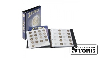 Illustrated album for chronological placement of commemorative 2 euro coins. Volume 2: all euro issuing countries (chronologically from Belgium 2012 to Finland April 2016).
