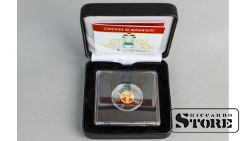 Монета, 12 $ "LATVIA", 2011, золото