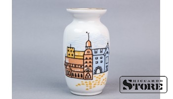 Ваза, фарфор, Рига, Рижский фарфоровый завод, 70е годы, первый сорт