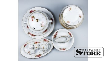 Столовый сервиз Ария, фарфор, Рига, Рижский фарфоровый завод, автор Левон Агаджанян, 1983-1990 год CSA511