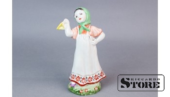 Статуэтка Юная плясунья, фарфор, Ленинград, ЛФЗ, автор Г.Столбова, 1950е годы