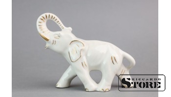 Статуэтка, Слоник, Рига , Рижская фарфоровая фабрика, 50-е годы