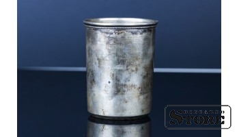Серебряная стакан, 84 проба, 66 г, Российской Империи