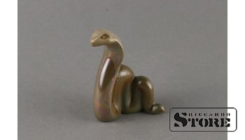 Статуэтка, Змея , фарфор, Рига , Рижская фарфоровая фабрика, 6.2 см