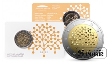 2 euro commemorative coin " 100 gad Latvijas Laba"