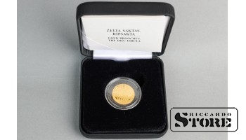 Латвия, 5 евро, Zelta sakta Ripsakta, 2016, золото