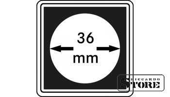 Монетные капсулы CARRÉE 36 мм, в комплекте 4 капсулы