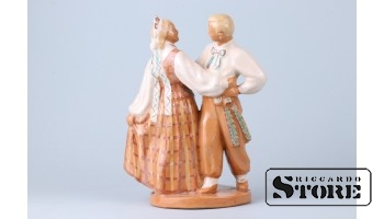 Статуэтка, Танец  , Керамика , Литва, СССР, Каунасский комбинат "Дайле" 19 см