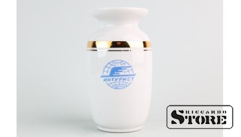 Ваза для гостиницы "Интурист", фарфор, Рига, Рижский фарфоровый завод, 80е годы, 1 сорт