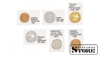 REBECK COIN L mündiraamid kuni 32,5 mm müntidele, iseliimuvad. Pakendis 25 tükki.