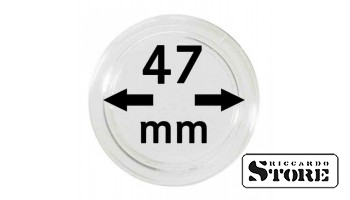 Coin capsules with 47 mm inner diameter, set of 10 capsules