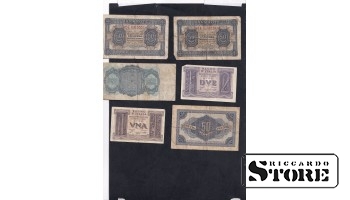 set of 6 banknotes 1961, 1948, 1939