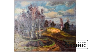 Живопись Поздняя осень, Владимир Свиклис, 1984 год, 50x61.5cm CSA1064