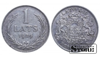 1 lats 1924 Latvia Republic