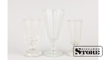 Гранёные бокалы, стекло, СССР CSA800