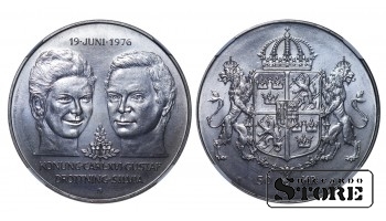Zviedrija, 50 kronu 1976. gadā - MS 62