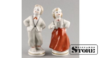 Statuette, Folk dance, Riga, Riga porcelain factory, 1950s, 13 cm