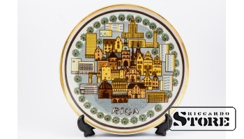 Тарелка декоративная "Рига"