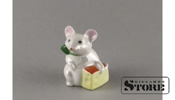 Статуэтка,Мышка, Рига, Рижская фарфоровая фабрика, 70-е годы, 6,7 см