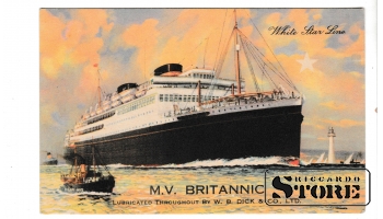 Старинная открытка "Britannic" CSA332