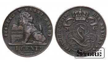Бельгия, 1 цент, 1907, медь