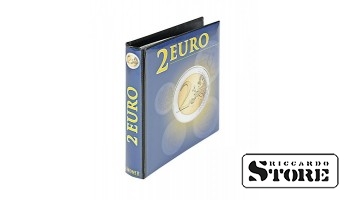 Binder folder based on the Karat system with 2 Euro design, empty
