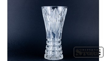 Стекло, Ваза , СССР, 22см