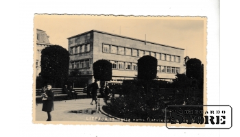 Старинная открытка, Лиепая, Дворец 15. мая, 1935 год.
