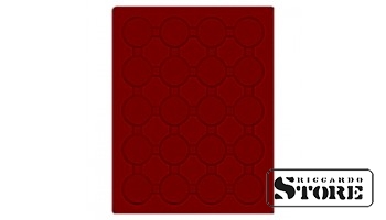 Dark red velour album 2703E (Ø42 mm)