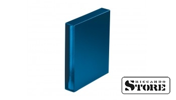 Set: RONDO REGULAR binder folder with protective slipcase in blue color.