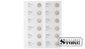 Iliustruoti Multi Collect lapai 2 eurų monetoms: Ispanija 2010 – Liuksemburgas 2011