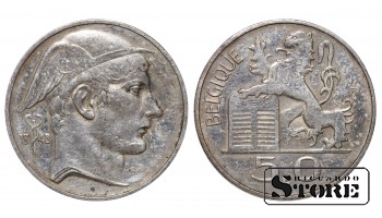 Бельгия, 50 франков, 1948, серебро