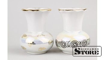 Ваза, фарфор, Рига, Рижский фарфоровый завод, 80-е годы, первый сорт , 8 cm , CSA367