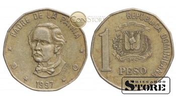 Доминикана , 1 песо 1997 год