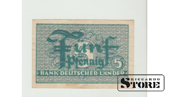 5 Pfennig German 1948 XF