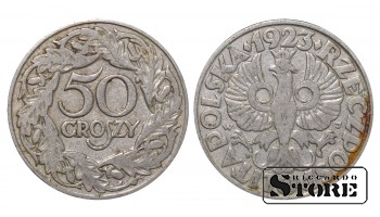 Польша, 50 гроши, 1923. год, никель