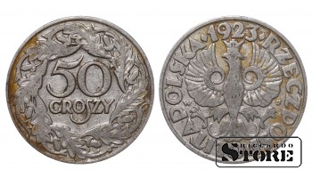 Польша, 50 гроши, 1923. год, никель