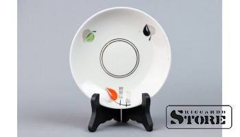 Блюдце из сервиза "Сакта", Рига, Рижский фарфоровый завод, автор формы Зина Улсте, 60е годы, CSA909