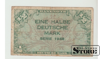 1/2 Mark German F 1948