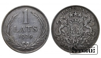 Latvia 1 Lats 1924