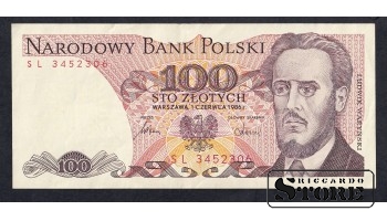 Poland, 100 Zlotuch, 1986, AU