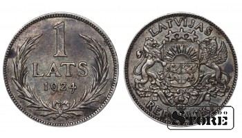 Latvia 1 Lats 1924