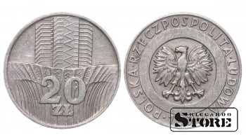 Польша, 20 злотых, 1973. год, Медно-никелевый сплав