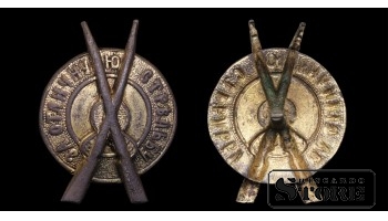 Знак , "За Отличную стрельбу" , 2 степень , Российская Империя