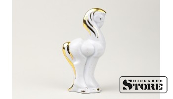 Статуэтка, Лошадка, фарфор, Рига , Рижская фарфоровая фабрика, 80-е годы , 9,5 см
