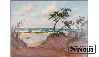 Живопись, Дюны, Владимир Свиклис, 1983 год, 50x69.5cm CSA1037