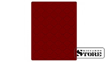 Dark red velour album 2935E (Ø34 mm)