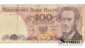100 zlotych 1988
